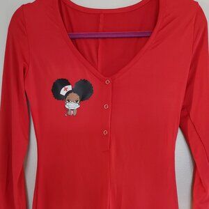 Little Nurse Red - Cutie Pie Collection Polydex Romper